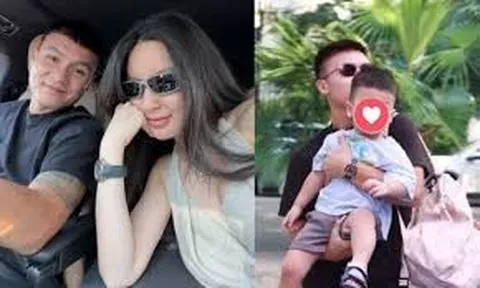 Quang Hải tạm "rời sân cỏ", khoảnh khắc cùng vợ đưa con trai đi học gây chú ý