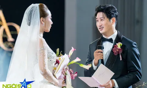 Ở tuổi 46, Ngọc Quỳnh cưới Thùy Anh sau hai lần đổ vỡ: “Vai diễn” anh muốn giữ lâu nhất