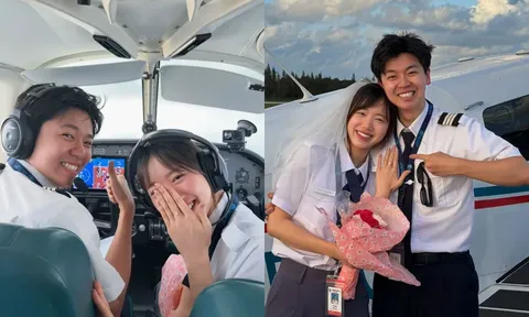 Hà Còi chọn bầu trời Florida để cầu hôn Meichan sau hơn 2 năm yêu kín tiếng