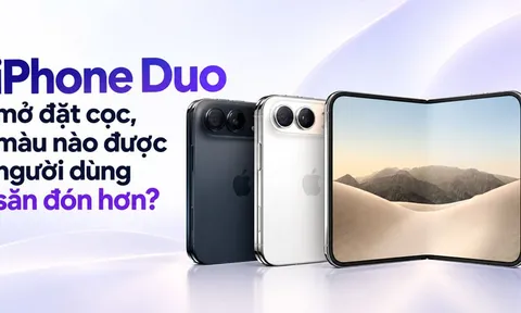 iPhone Duo mở đặt cọc, màu nào được người dùng săn đón hơn?