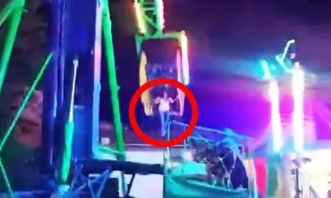 Cận cảnh hiện trường vụ sập trò chơi "The Hammer": Tiếng kim loại gãy vụn và tiếng la hét xé lòng