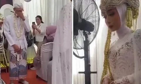 Chú rể ngất xỉu ngay khoảnh khắc đầu tiên nhìn thấy cô dâu trong ngày cưới