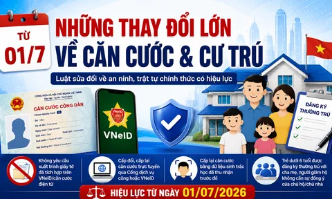 Từ 1/7: Hàng loạt thay đổi lớn về căn cước và cư trú, người dân cần biết