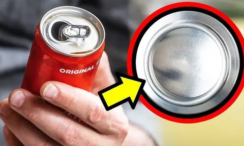 Vì sao hầu hết lon nước ngọt đều có đáy lõm?