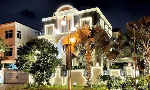 Bảo Thy sống cùng chồng doanh nhân trong biệt thự 400m², có 2 mặt tiền và hồ bơi riêng