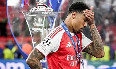 Doanh số áo đấu của Gabriel tăng 350% sau chung kết Champions League