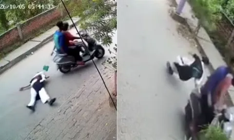 Giằng co với hai tên cướp, người phụ nữ bị kéo lê gần 100m