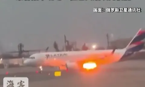 Khoảnh khắc sinh tử trên máy bay A320: Động cơ bốc cháy ngút trời khi chuẩn bị cất cánh