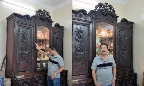 NSƯT Chí Trung bất ngờ rao bán hàng loạt đồ đạc, thanh lý nội thất gỗ chạm khắc tinh xảo