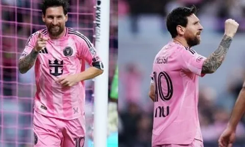 Rời ĐT Argentina, Messi lập cú đúp đưa Inter Miami lên đỉnh và cán mốc 934 bàn thắng