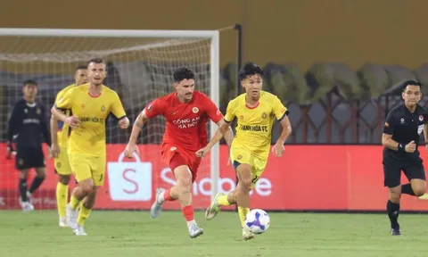 Chuỗi trận sa sút tại Hàng Đẫy: CAHN tiếp tục chia điểm đầy tiếc nuối trước Thanh Hóa