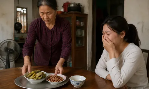 Mẹ chồng âm thầm ăn dưa muối, lạc rang suốt nhiều tháng, sự thật phía sau khiến tôi ân hận