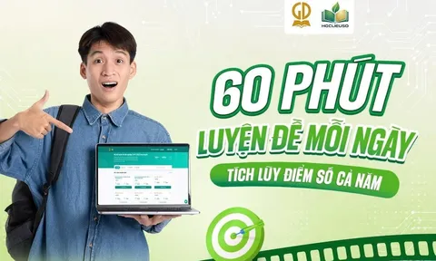 60 phút luyện đề mỗi ngày: "Chìa khóa" tích lũy kiến thức vững vàng cho kỳ thi tốt nghiệp THPT 2027