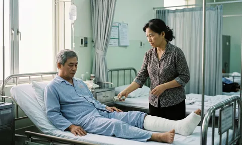 Chồng đau ốm, vợ đòi công chăm sóc 500 nghìn đồng và phản ứng bất ngờ của 2 con