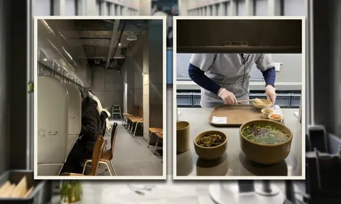 Không muốn nói chuyện với ai khi đi ăn, nhiều người chấp nhận xếp hàng cả chục tiếng đồng hồ chỉ để được ngồi một mình trong không gian kín
