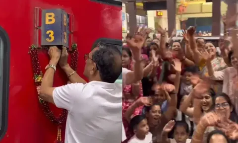 Không tổ chức ở nhà hàng, gia đình này "mang" cả đám cưới lên toa tàu đang chạy gây sốt MXH