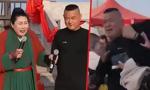 Vợ vừa quay lưng vài phút, chồng đã lên sân khấu tìm người yêu mới và cái kết không ai ngờ