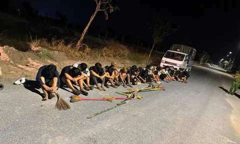 Xử lý 24 thanh thiếu niên phóng nhanh, rú ga, gây mất trật tự công cộng