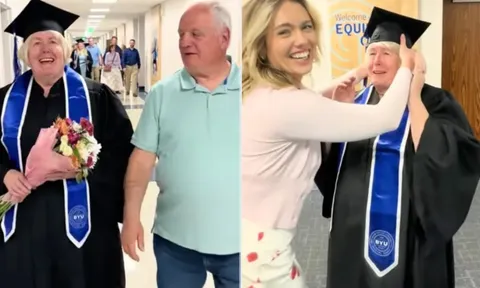 Gác giấc mơ hơn 50 năm vì gia đình, bà lão 74 tuổi khiến nhiều người xúc động trong ngày nhận bằng tốt nghiệp