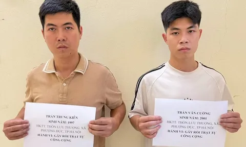 Tạm giữ hình sự 2 anh em xông vào hành hung, đánh "dằn mặt" nữ chủ quán cắt tóc ở Hà Nội