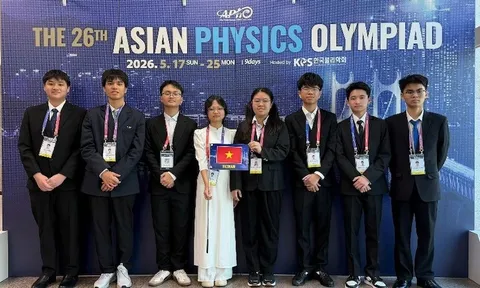Việt Nam thắng lớn tại Olympic Vật lí Châu Á 2026 với 8/8 học sinh đoạt huy chương
