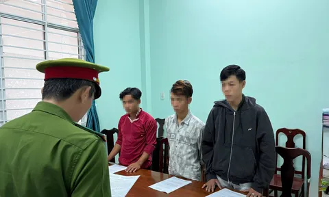 Khởi tố Ngô Gia Huy (SN 2009), Nguyễn Quốc Toàn (SN 2008) và Nguyễn Minh Nghĩa (SN 2007)