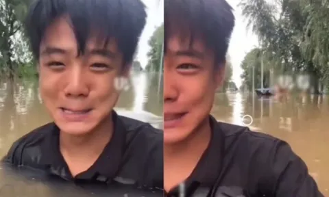 Nước ngập đến cổ vẫn cố đi làm, nam nhân viên gửi video khiến ông chủ xem mà kinh hãi, lời sau đó khiến nhiều người suy ngẫm