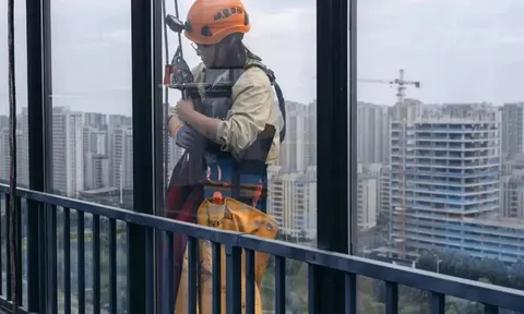 Bỏ việc tại khách sạn 5 sao, người mẹ đơn thân làm "người nhện", đu dây ngoài tòa nhà 34 tầng để kiếm tiền chữa bệnh cho con khiến ai cũng cảm động