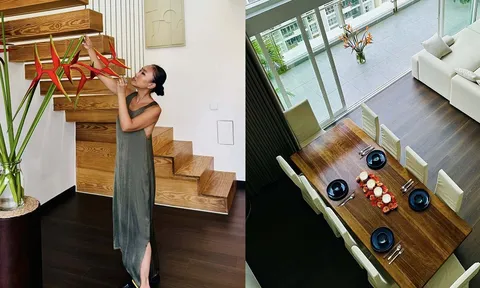 Mỹ nhân làng nhạc Việt lấy chồng Tây hơn 8 tuổi, tuổi 48 sống viên mãn trong penthouse 280m², bên trong đẹp từng góc