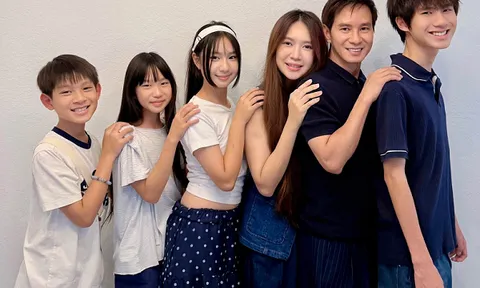 Con trai cả Lý Hải tuổi 15 đã cao vượt bố, học 4 ngoại ngữ, từng xuất hiện trong phim trăm tỷ
