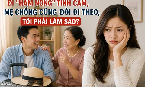 Đi “hâm nóng” tình cảm, mẹ chồng đòi theo: Nàng dâu chết lặng