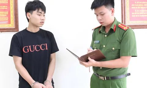 Vũ Quang Huy, sinh năm 2004 bị bắt