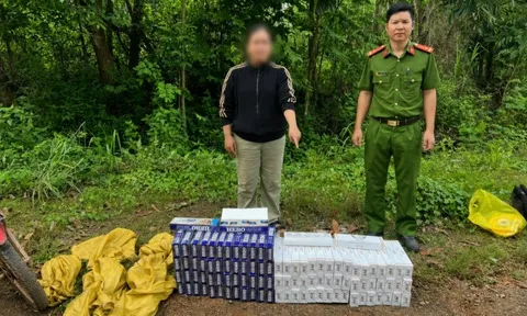Bắt quả tang Đỗ Thị Thu cùng 1.000 bao thuốc lá trên đường, lời khai tiết lộ về số tiền 4 triệu đồng