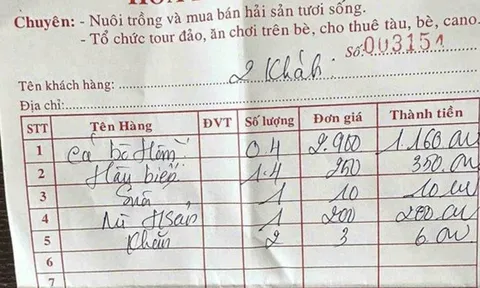 Vụ cá bò hòm 2,9 triệu đồng/kg: Chủ nhà hàng khẳng định điều này