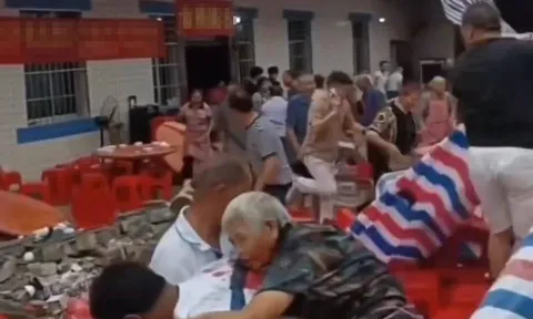 Sập tường trong tiệc mừng con đỗ đại học, 5 người tử vong, 17 người bị thương: Hé lộ nguyên nhân ban đầu