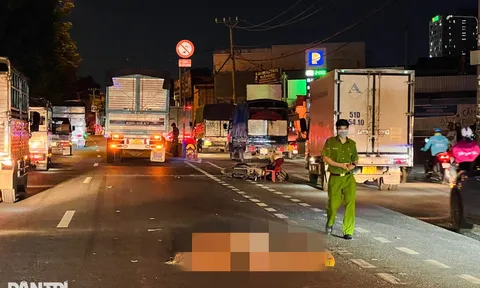 Thương tâm hiện trường vụ nam thanh niên ngã vào làn ô tô, bị xe tải cán tử vong ở TP HCM