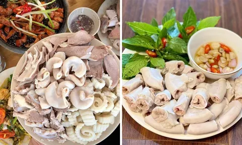 Bỏ thứ này vào luộc, lòng lợn hết hẳn mùi hôi lại trắng tinh, thơm giòn sần sật