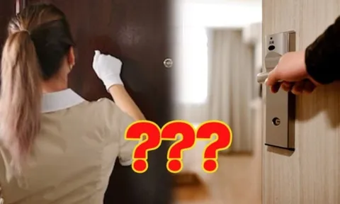 Tại sao bạn nên "gõ cửa 3 lần" khi vừa nhận phòng khách sạn?