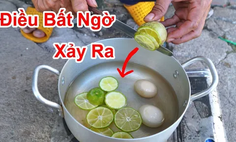 Tại sao bạn nên thả vài lát chanh tươi vào nồi luộc trứng?