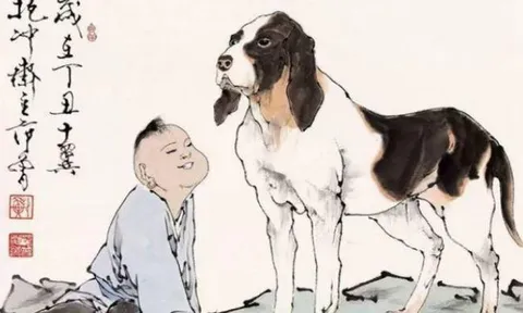 Người xưa nói: "Đừng gọi chó khi no", nửa vế sau mới là kinh điển nhưng ít ai hay