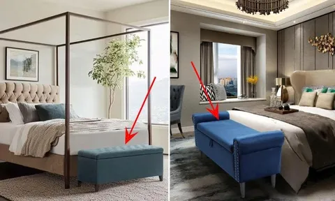 Tại sao khách sạn nào cũng để một chiếc ghế ở cuối giường? 90% người không biết công dụng thực sự