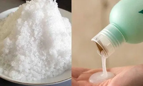 Trộn muối trắng với dầu gội: Mẹo hay cả nam hay nữ đều cần tới