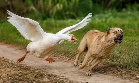 Tại sao rắn sợ ngỗng, nhiều động vật khác cũng bị ngỗng đuổi chạy "tóe khói"?