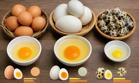 Trứng gà, trứng vịt, trứng cút: Loại nào bổ hơn?