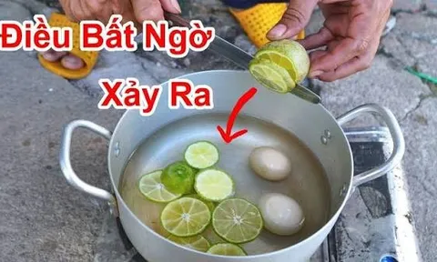 Lợi ích tuyệt vời của việc cho vài lát chanh tươi vào nồi luộc trứng