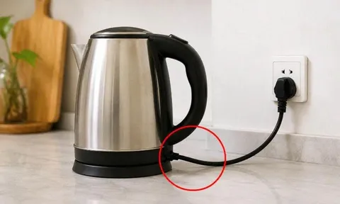 Tại sao dây điện của ấm siêu tốc lại rất ngắn?