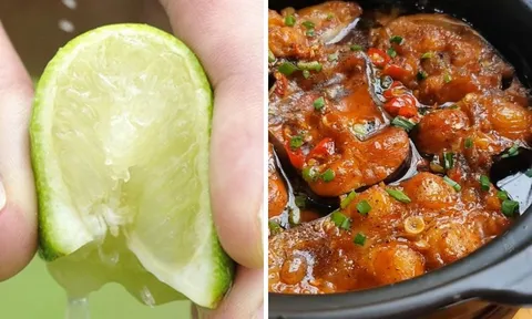 Tại sao nhiều người thích vắt nước cốt chanh vào nồi cá kho?
