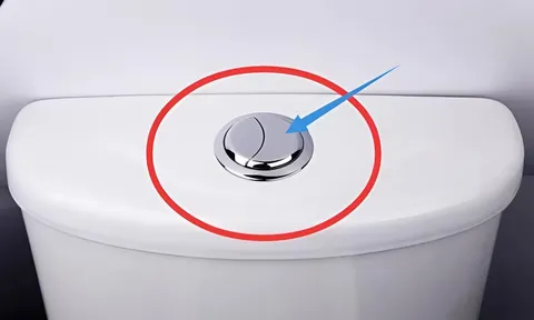 Tại sao trên bồn cầu có 2 nút xả? Bấm nút nào thì tốt hơn?