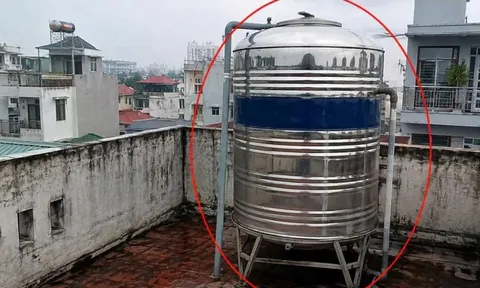 Cảnh báo quan trọng với những gia đình đang đặt bồn nước trên sân thượng