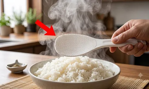 Tại sao muôi xới cơm có nhiều hạt tròn nhỏ nổi trên bề mặt?